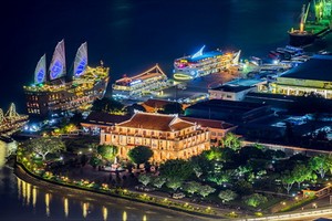 圖為西貢白藤碼頭夜景一瞥。（圖源：春阮）