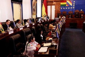 玻利維亞國會通過新法案，禁止連續兩屆任職的人投入同一職務的選舉。（圖源：路透社）