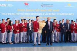 我國體育團啟程前往菲律賓參賽。（圖源：TTO）