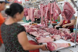 導致本月份的CPI指數突然激增的重要原因之一是豬肉供應量減少，致使豬肉及肉製品的售價上漲。（圖源：田升）