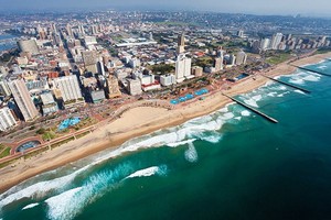 圖為南非德班海濱一瞥。（圖源：互聯網）