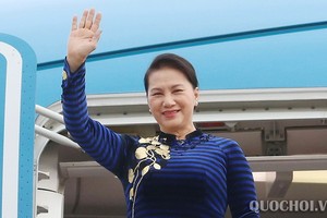 國會主席阮氏金銀將於本月8至11日及12至14日率領越南國會高級代表團分別對俄羅斯聯邦及白俄羅斯共和國進行正式訪問。（圖源：Quochoi.vn）