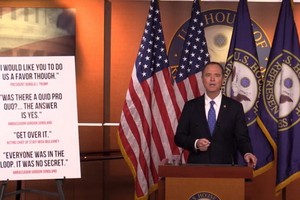 美眾議院情報委員會公佈調查報告。（圖源：Twitter視頻截圖）