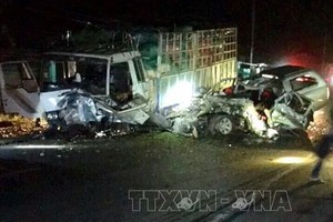 車禍現場。（圖源：越通社）