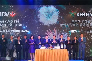 自11月11日起，韓國KEB HANA銀行正式成為越南投資與開發商業股份銀行（BIDV）的最大股東。