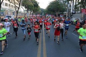 有近1萬3000人參加胡志明市國際馬拉松賽。（示意圖源：互聯網）