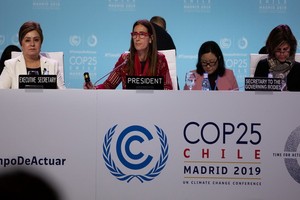 2019年聯合國氣候變化大會現場。（图源：联合国）