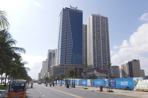 圖為峴港市芒清酒店與山茶高檔住房公寓組合項目。（圖源：段強）