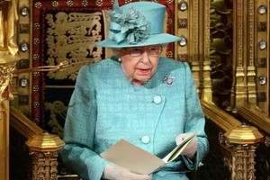 英國女王伊莉莎白二世宣讀施政大綱。（圖源：Getty Images）