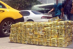 市公安廳破獲的一起特大販毒案，繳獲毒品1.1噸毒品。