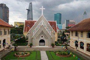 圖為守添崇敬十字架派系會修道院一隅。（圖源：阮潘）