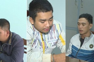 落網的3名竊賊。（圖源：高原）