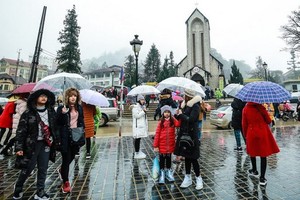 觀光沙巴的遊客眾多。