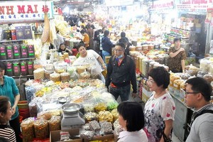 安東街市的商品豐富多樣。