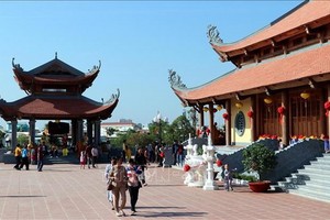 滀臻竹林禪院一瞥。（圖源：越通社）