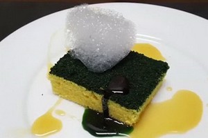 “另類”特色甜品的洗碗海綿。（圖源：互聯網）