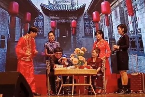 2020年賀新春歌舞演唱會吸引200多名越華觀眾觀看。