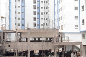 平新郡胡學覽街３５號的社會住房項目受低收入者關注。