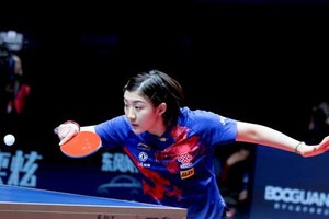 陳夢在比賽中。（圖源：互聯網）