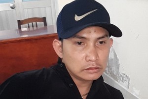 被抓獲的販毒犯罪嫌疑人阮智心。（圖源：陳留）