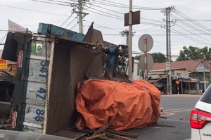 事故現場。（圖源：香芝）