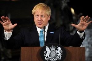 英國首相約翰遜。（圖源：AP）
