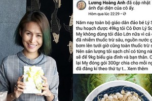 上載李山蒜頭失實資訊的臉書用戶梁黃英。（圖源：臉書截圖）