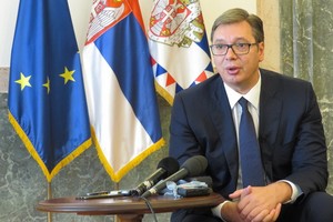 塞爾維亞共和國總統亞歷山大‧武契奇。（圖源：新華社）