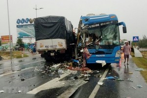 圖為一起嚴重的交通事故現場。（圖源：德壽）