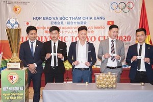 足球大會分組抽籤儀式。（圖源：互聯網）