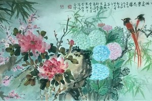 5 位名畫家的集體作品。