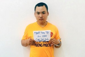 被捕的劫財色魔阮仲晉。（圖源：警方提供）