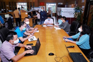 圖為越航的應對疫情預防開發調度中心一瞥。（圖源：英明）