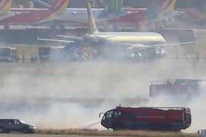 現場冒出滾滾濃煙。（圖源：進達）