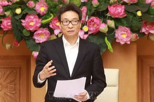 政府副總理、新冠肺炎疫情防控國家指委會主任武德膽。（圖源：越通社）