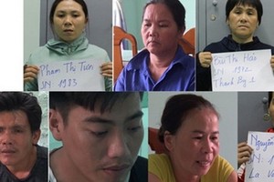 被起訴的 7名嫌犯。（圖源：警方提供）