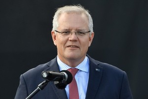 澳洲總理莫里森。（圖源：歐新社）