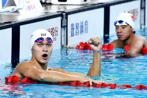 孫楊（左）。（圖源：互聯網）