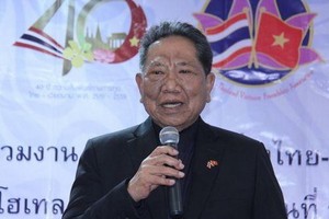 泰國外交部前部長、泰-越友好協會主席巴蜀閣下生前照。（圖源：VOV）