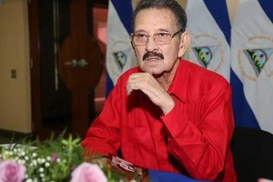 尼加拉瓜執政黨桑地諾民族解放陣線政治局委員、負責對外事務書記哈辛托‧蘇亞雷斯生前照。（圖源：互聯網）