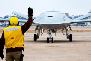 MQ-25“黃貂魚”無人機。（圖源：Boeing）