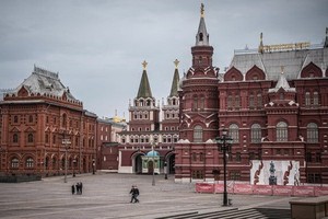 莫斯科將從下週開始逐步實施城市通行證制度，莫斯科街道一下子變得冷清。（圖源：路透社）