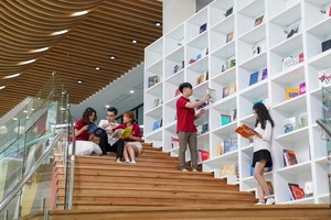 VinUni大學圖書館一瞥。（圖源：VinUni）