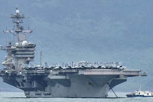 “羅斯福”號航母777人確診。（圖源：互聯網）