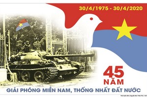 值南方解放與祖國統一45週年(1975.4.30-2020-4.30)紀念，俄羅斯聯邦政府總理米哈伊爾‧米舒斯京昨(30)日向政府總理阮春福致電祝賀。（示意圖源：陳國平）