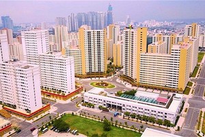 第二郡守添新都市區內安置區的14棟公寓即將拍賣。（圖源：維光）