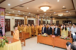 2020年佛誕大典在莊嚴、肅穆與簡便的氛圍中舉行。（圖源：VOV）