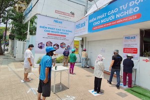 “免費提米機”為窮人解饑。（圖源：互聯網）