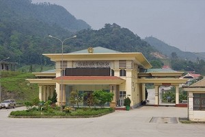 圖為越-老南根國際口岸一瞥。（圖源：H.T）