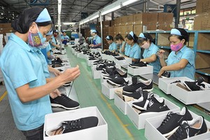 今年第一季度，美國進口我國鞋品總額達15億6000萬美元，同比增10%。（圖源：田升）